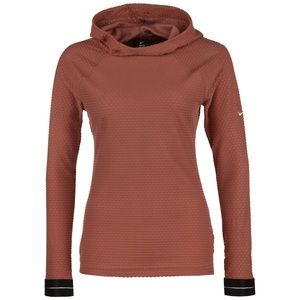 Nike Grid Long Sleeve Hooded Pullover Top